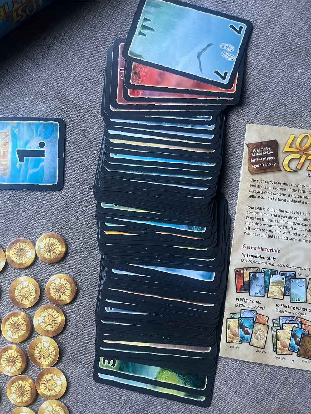 Kosmos Lost Cities Rivals Card Game Complete Excellent Condition - Picture 5 of 7